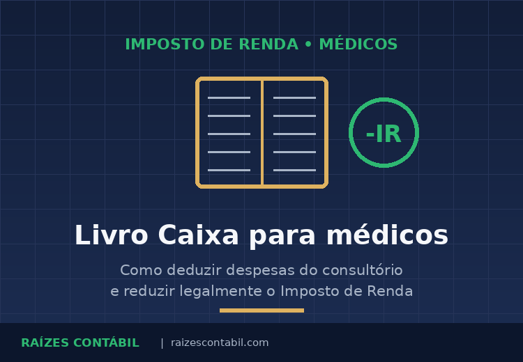 Livro Caixa para médicos: como reduzir legalmente o Imposto de Renda